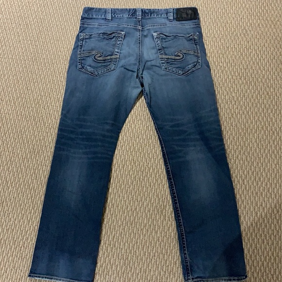 men’s silver jeans - Picture 12 of 14